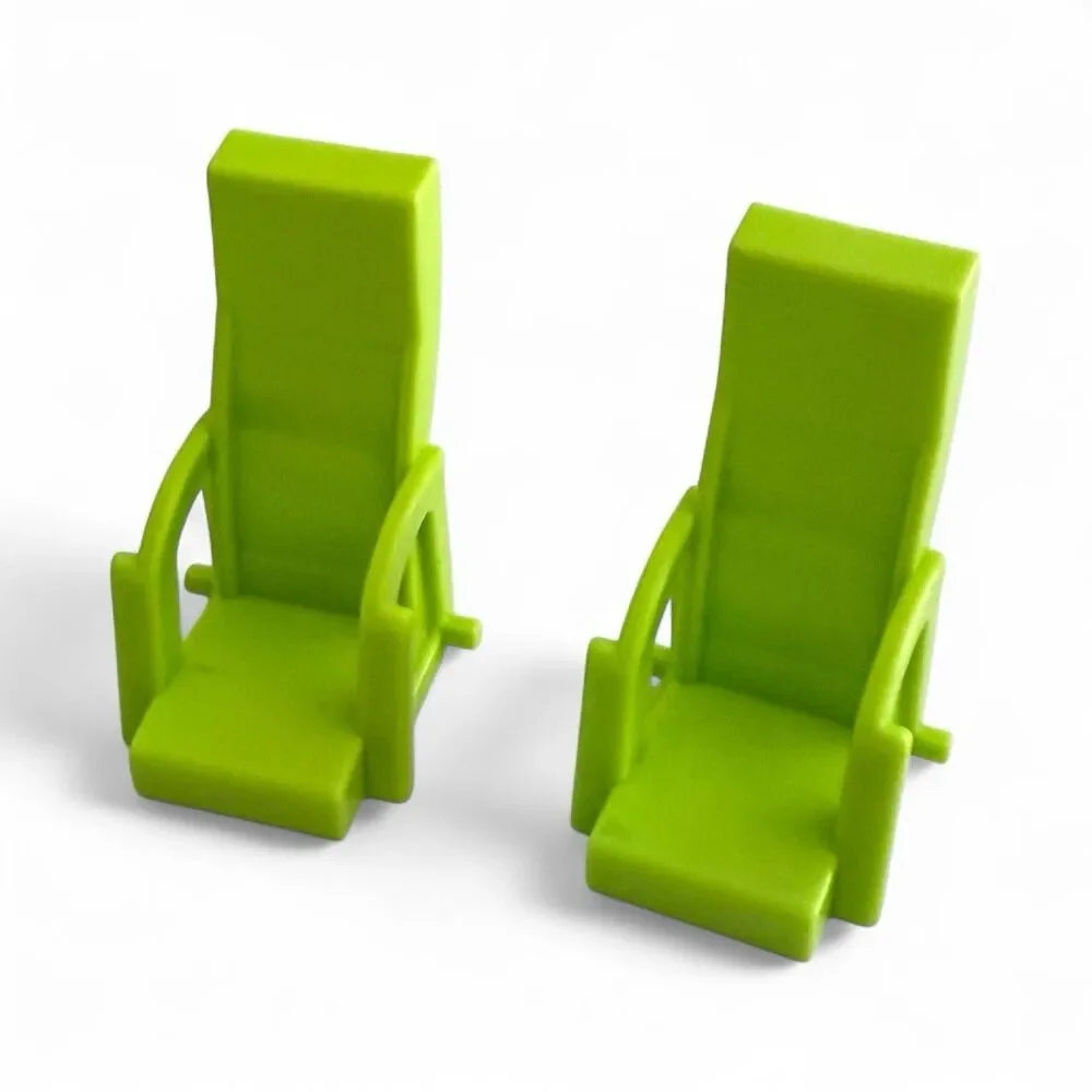 Polly Pocket Groovy Getaway Jet Replacement Parts Lot Of 2‎ Seats